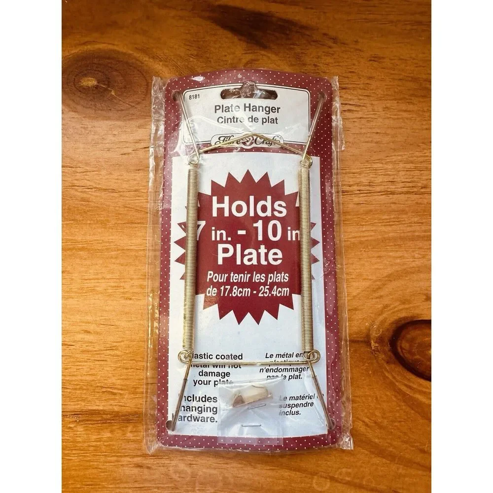 Plate/Dish Hanger Fibre Craft Holds 7
